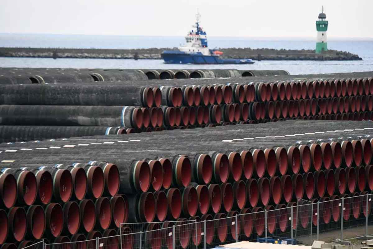 Material para la construcción del gasoducto Nord Stream 2 entre Rusia y Alemania. Combustibles fósiles / Foto: Archivo - EP