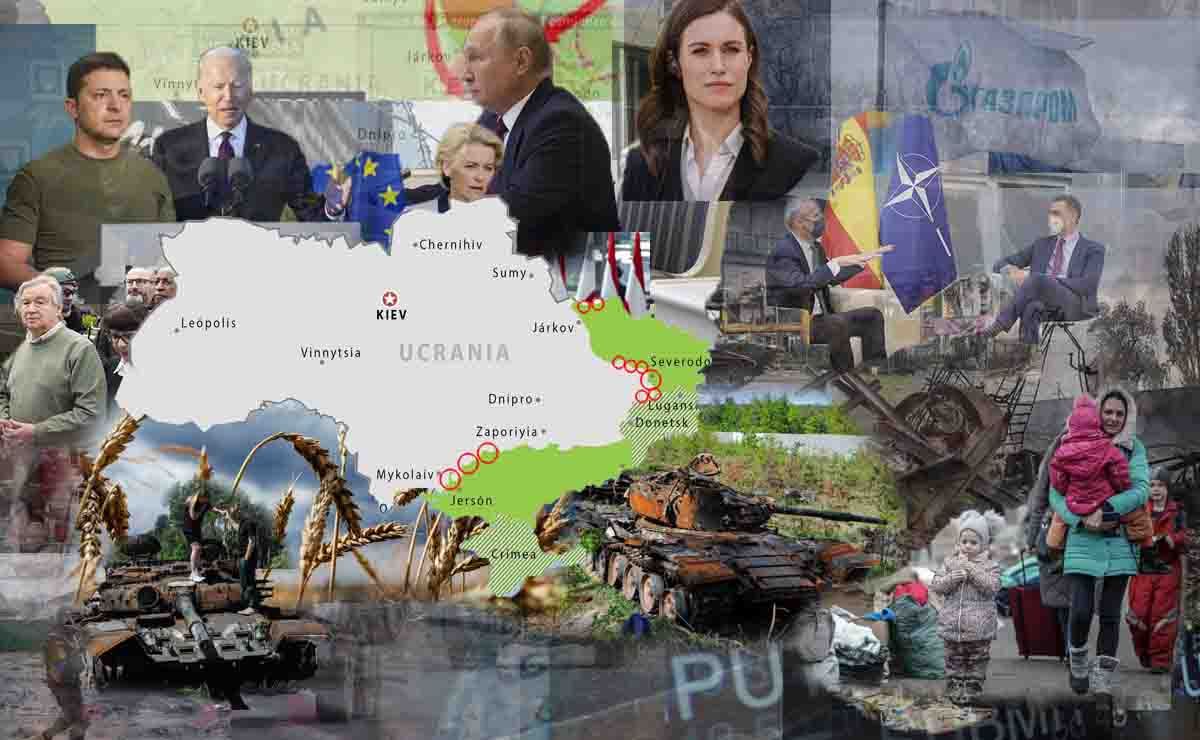 Mapas de los ataques militares en Ucrania a 9 de junio / Imágenes: EA - EP