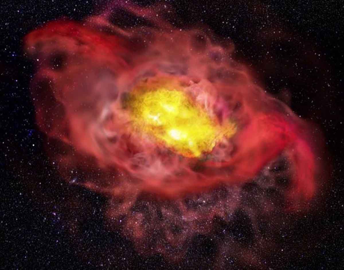 Ilustración la complejidad previamente desconocida de las jóvenes galaxias / Foto: EP