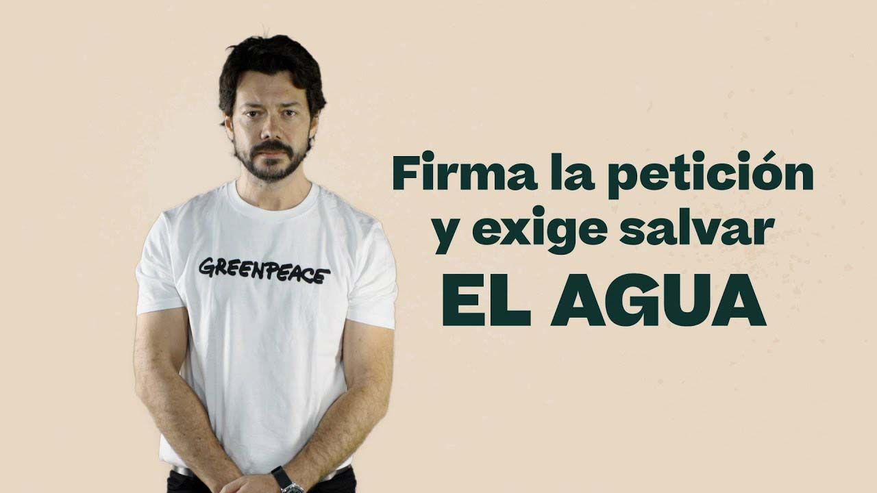 Campaña de Greenpeace 'Salvar el agua': poca, contaminada y mal gestionada / Foto: Greenpeace