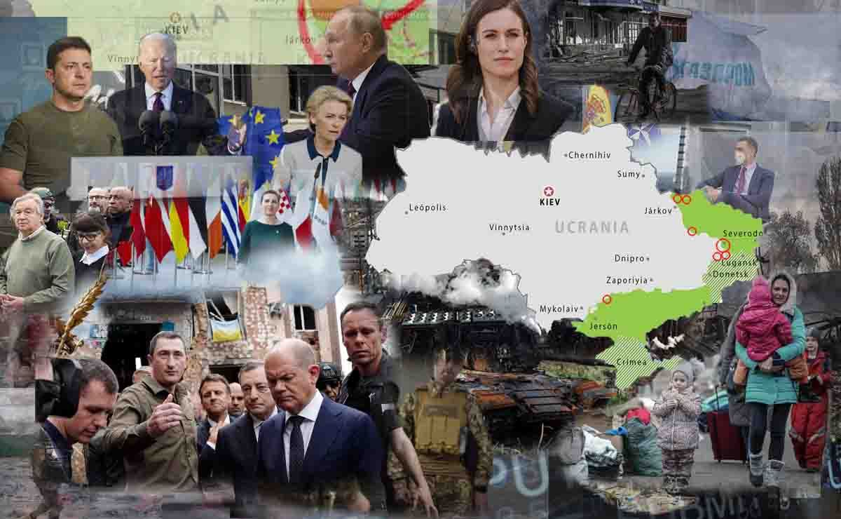 Mapas de los ataques militares en Ucrania a 16 de junio / Imágenes: EA - EP