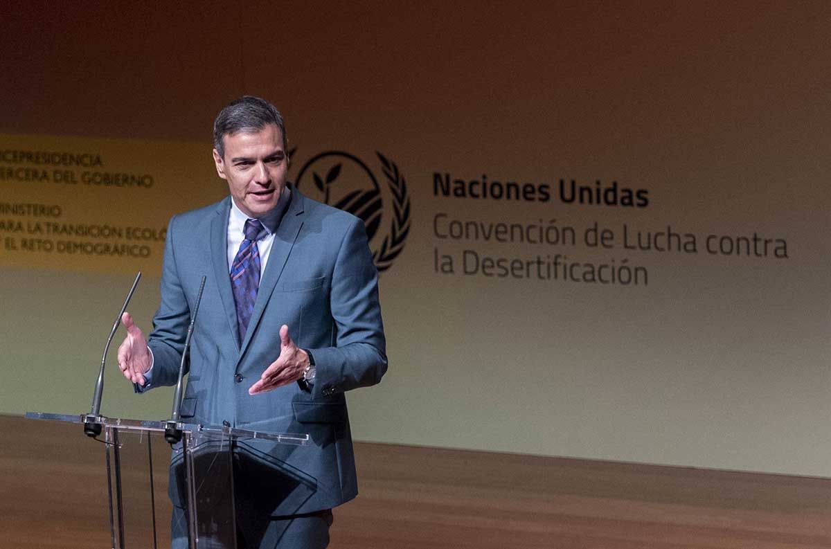 El discurso del presidente del Gobierno contra la desertificación: "Muchas palabras pero pocas medidas" / Foto: EP