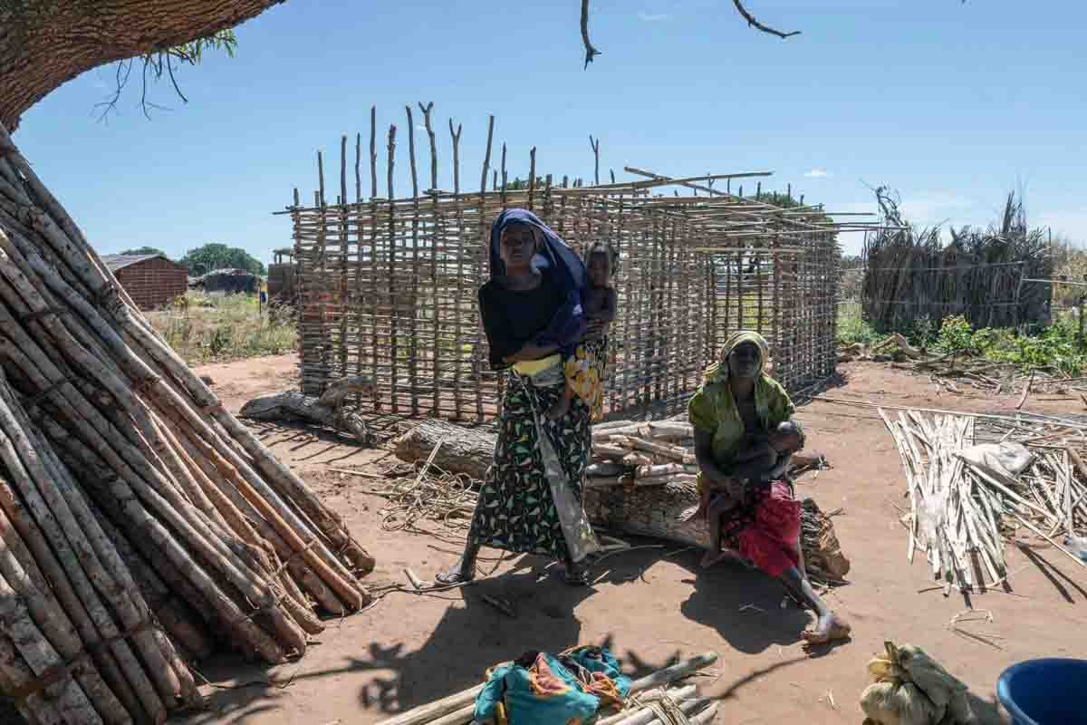 Refugiadas y refugiados desplazados por la violencia en Cabo Delgado, Mozambique / Foto: EP