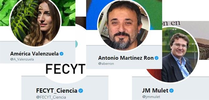 Sobresalen @fecyt_ciencia, @jmmulet, @a_valenzuela y @aberron