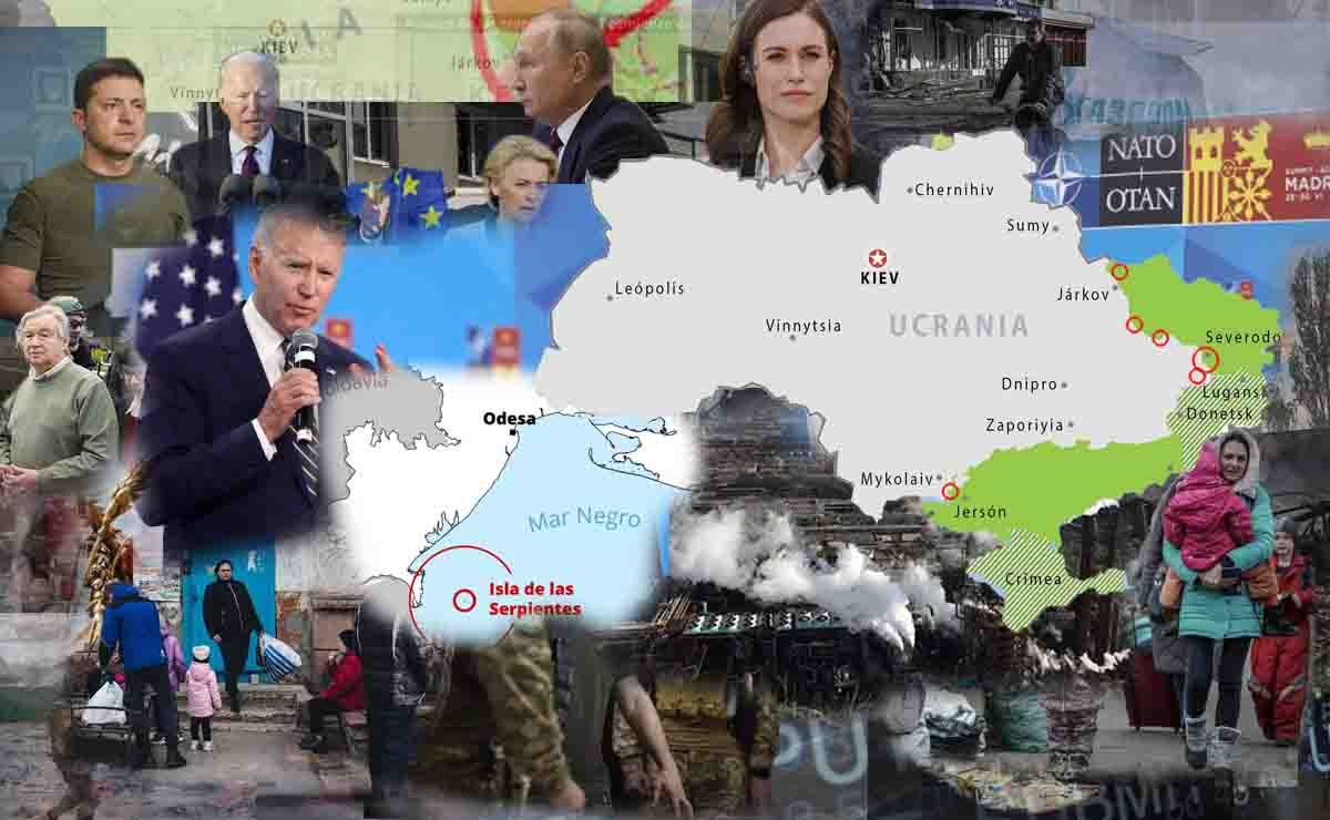 Mapas de los ataques militares en Ucrania a 30 de junio / Imágenes: EA - EP