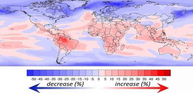 Magnitud de la fluctuación de temperatura hasta el 2100 / Gráfico: Sebastian Bathiany, Wageningen University