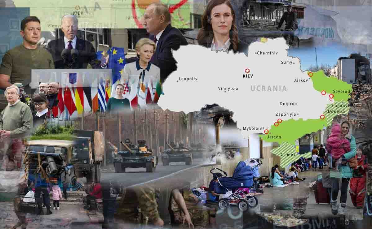 Mapas de los ataques militares en Ucrania a 8 julio / Imágenes: EA - EP