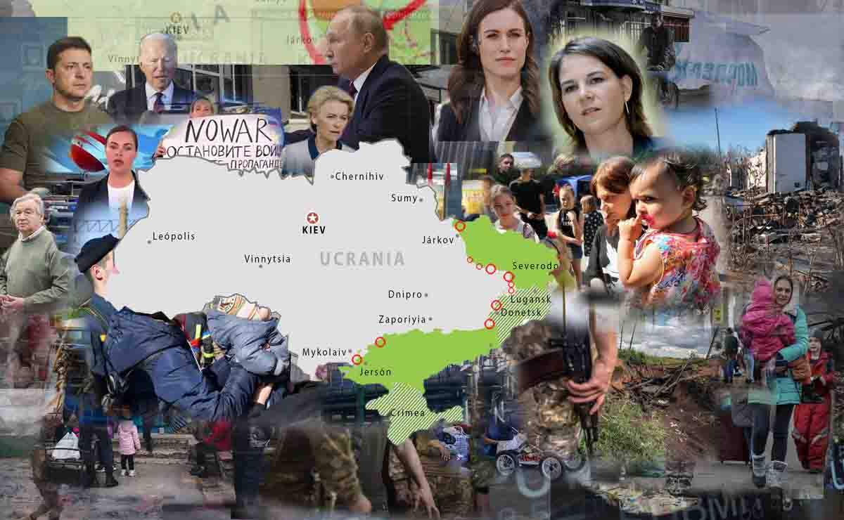 Mapas de los ataques militares en Ucrania a 22 julio / Imágenes: EA - EP
