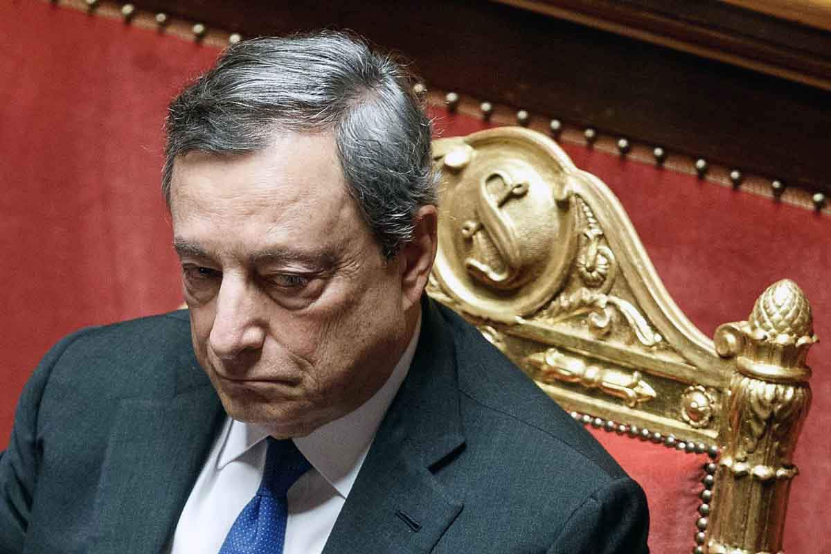 El primer ministro de Italia, Mario Draghi, en el Senado / Foto: EP