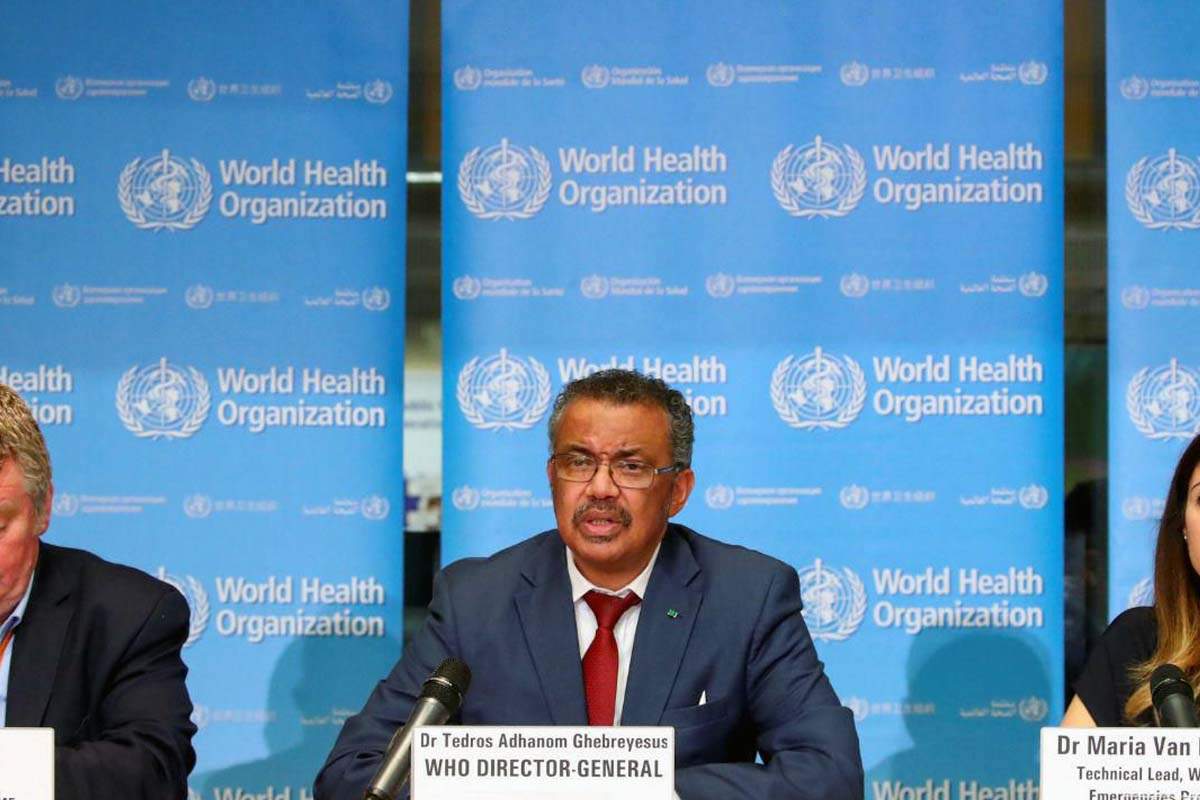 Imagen de archivo del director general de la OMS, Tedros Adhanom Ghebreyesus