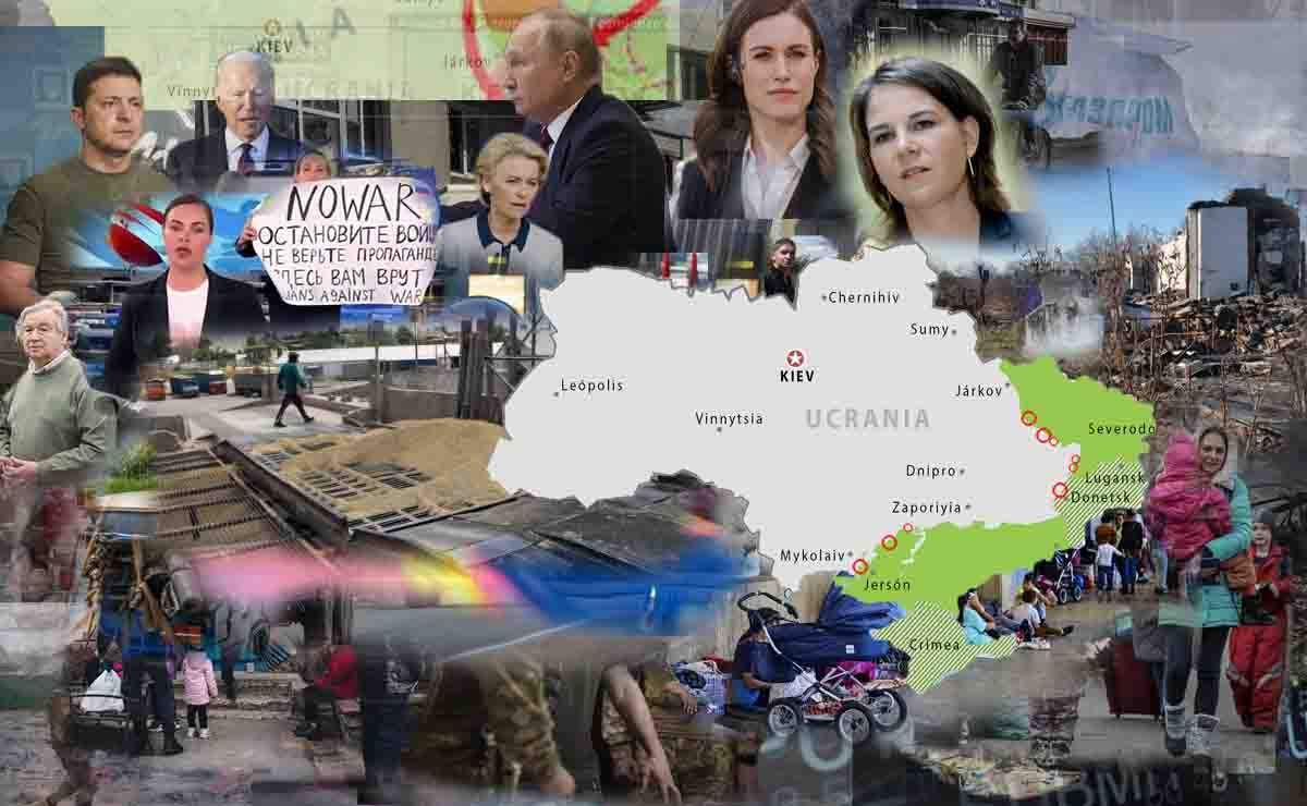 Mapas de los ataques militares en Ucrania a 1 de agosto de 2022 / Imágenes: EA - EP