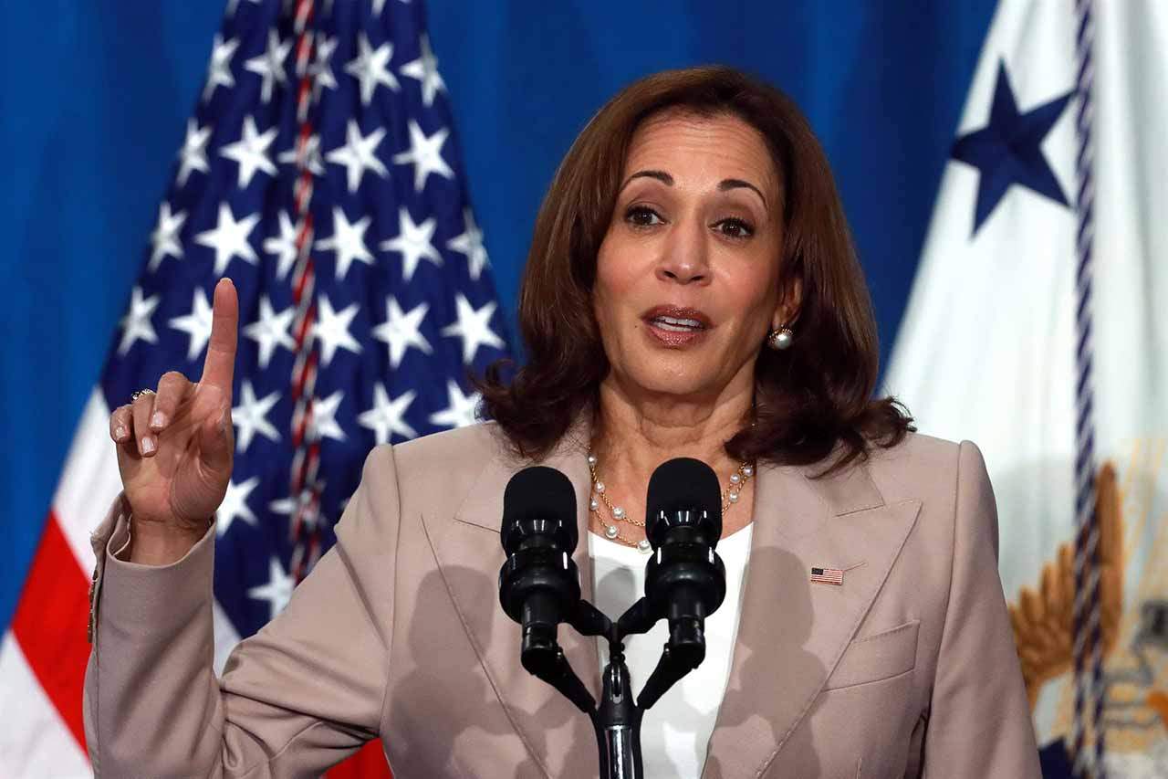 La vicepresidenta de Estados Unidos, Kamala Harris. Crisis climática / Foto: EP