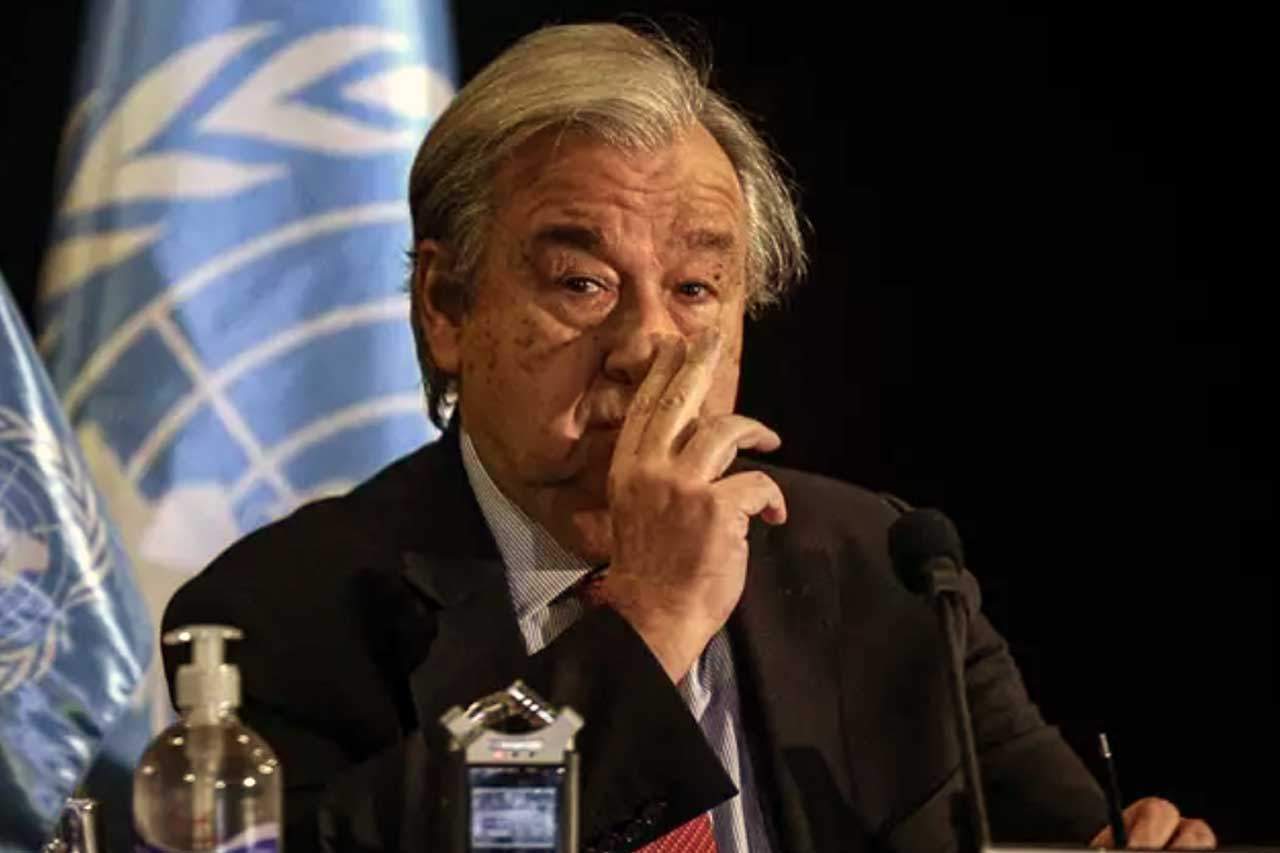 El secreatrio general de la ONU, António Guterres, tilda de "inmoral" las "ganancias excesivas" de las empresas energéticas / Foto: EP