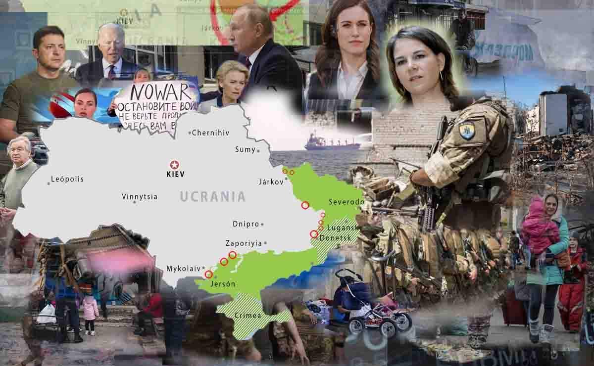 Mapas de los ataques militares en Ucrania a 4 de agosto de 2022 / Imágenes: EA - EP
