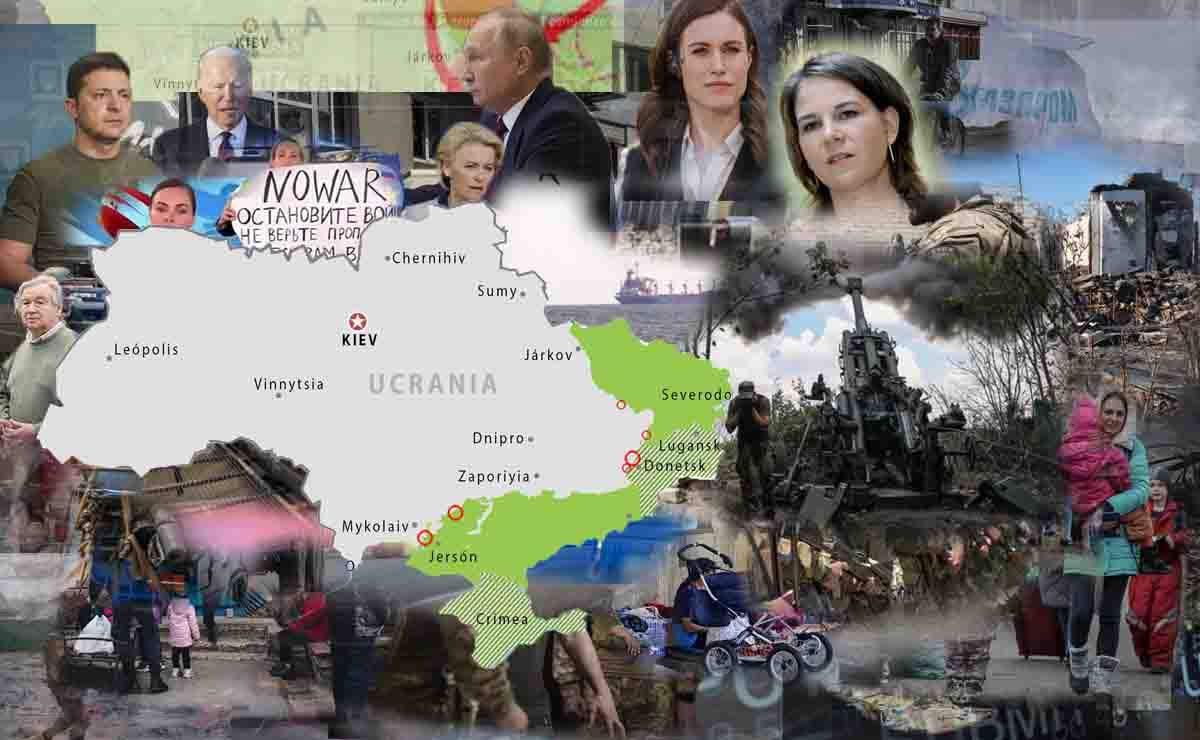 Mapas de los ataques militares en Ucrania a 8 de agosto de 2022 / Imágenes: EA - EP