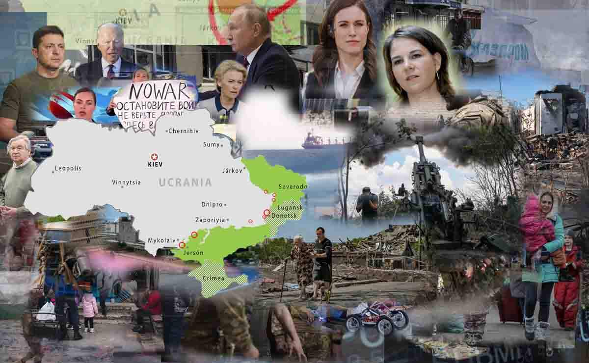 Mapas de los ataques militares en Ucrania a 10 de agosto de 2022 / Imágenes: EA - EP