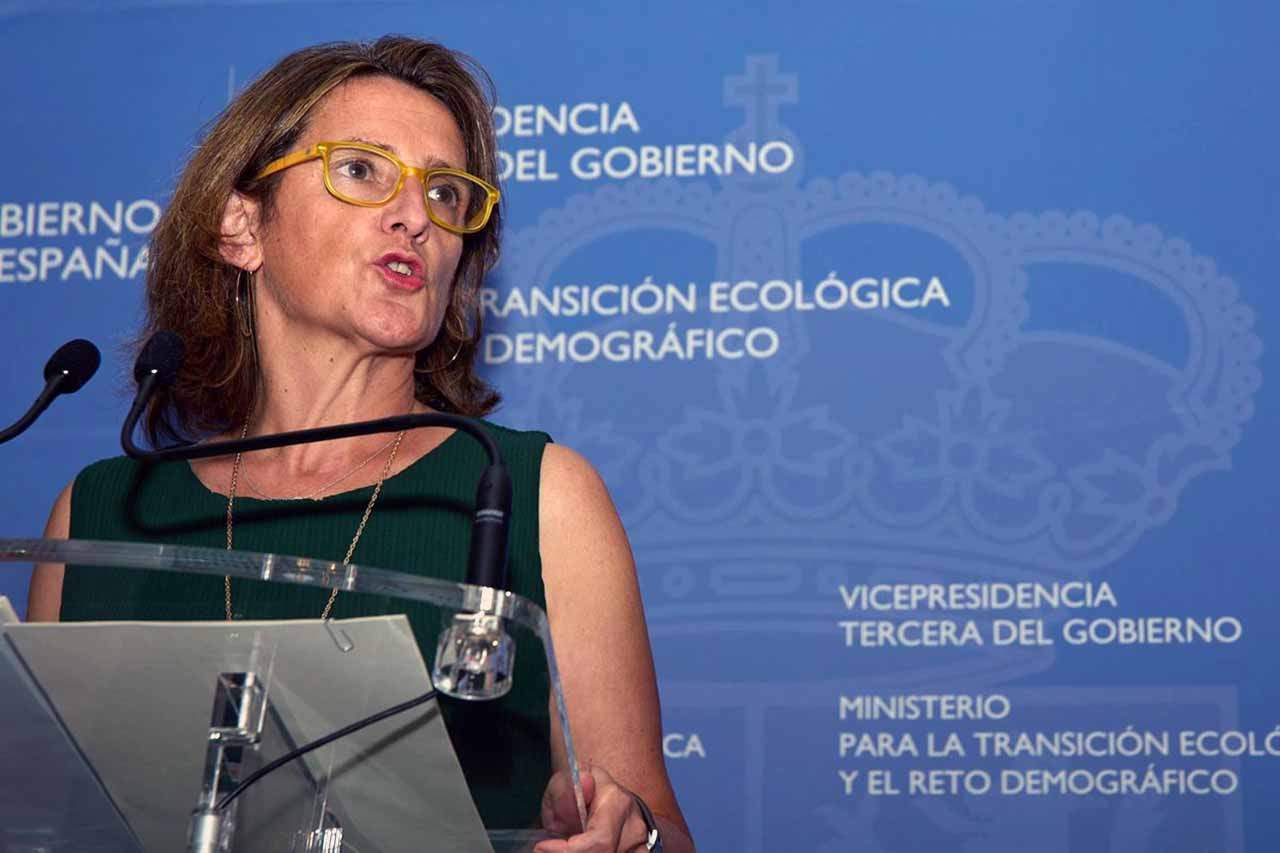 La vicepresidenta y ministra para la Transición Ecológica y el Reto Demográfico, Teresa Ribera. Exportación de gas / Foto: EP