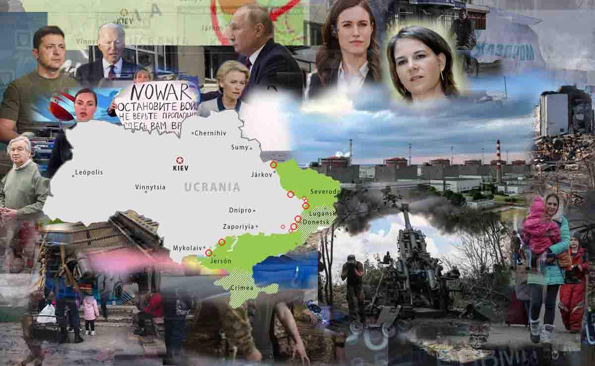 Mapas de los ataques militares en Ucrania a 16 de agosto de 2022 / Imágenes: EA - EP
