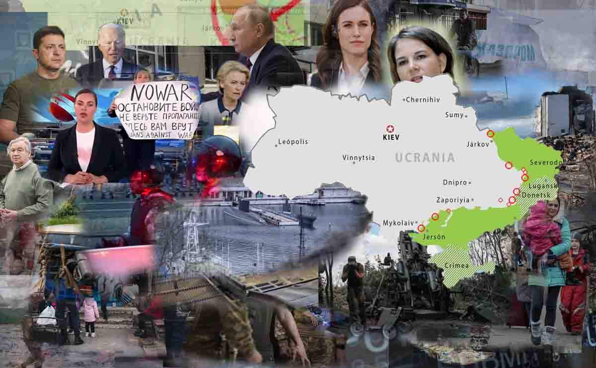 Mapas de los ataques militares en Ucrania a 17 de agosto de 2022 / Imágenes: EA - EP