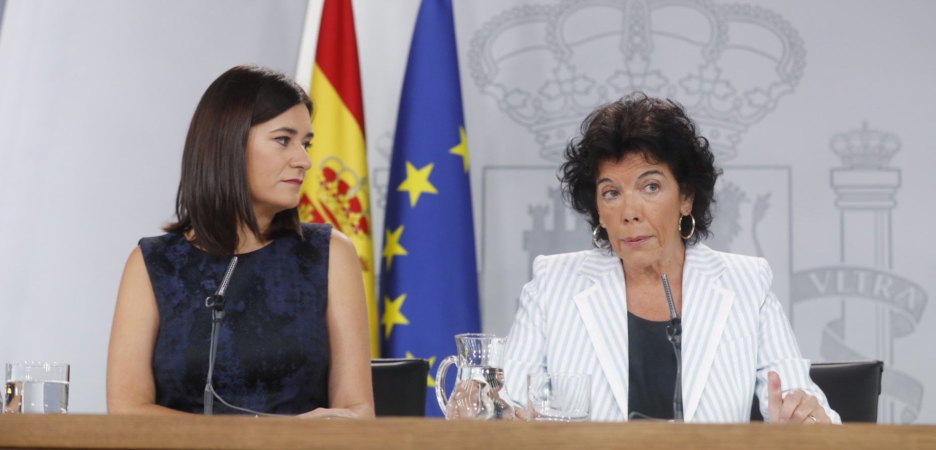 Comparecencia de los portavoces para dar anuncio de los acuerdos del consejo / Foto: EP