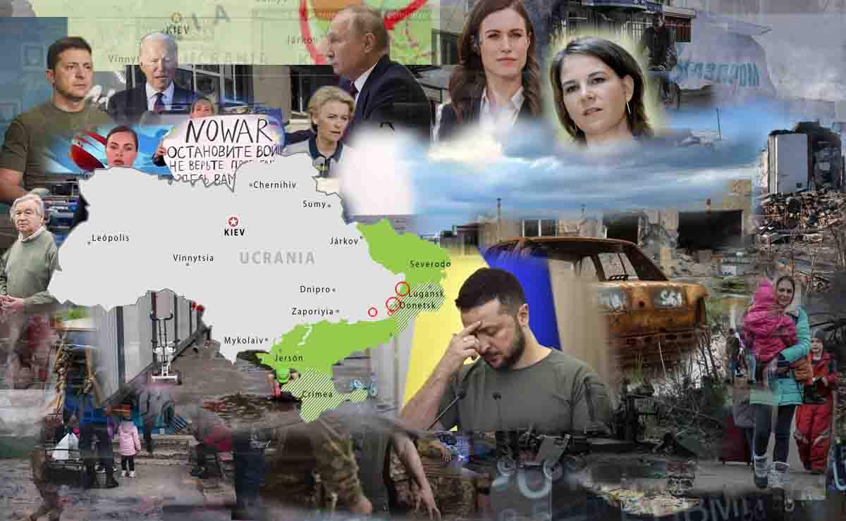 Mapas de los ataques militares en Ucrania a 24 de agosto de 2022 / Imágenes: EA- EP