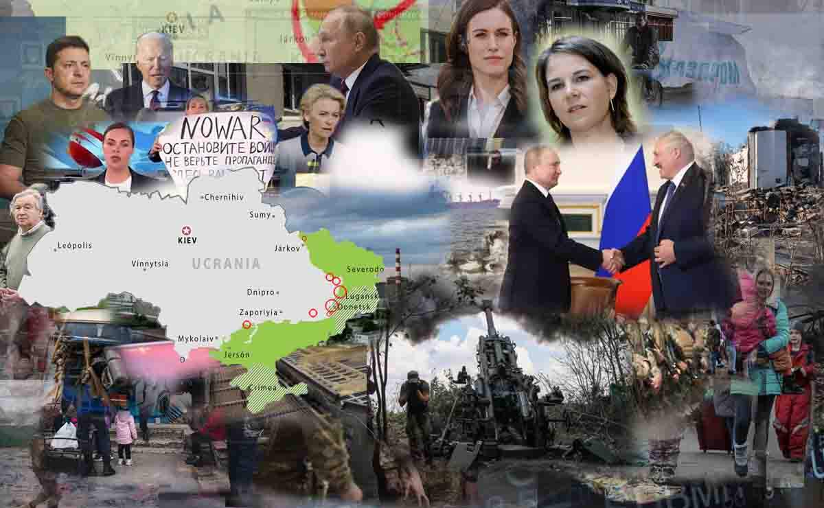 Mapas de los ataques militares en Ucrania a 26 de agosto de 2022 / Imágenes: EA - EP