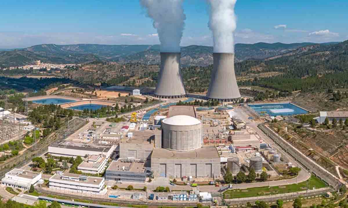 Vista de la central nuclear de Cofrentes que activa el sistema del detección de incendios / Foto: EP