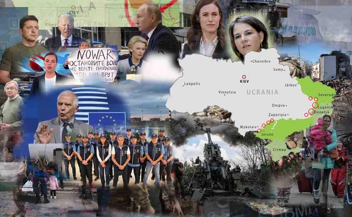 Mapas de los ataques militares en Ucrania a 31 de agosto de 2022 / Imágenes: EA - EP