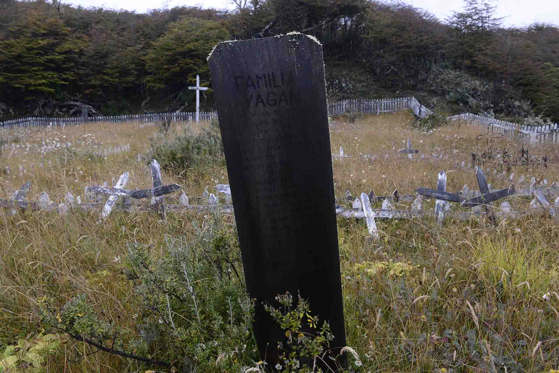 Cementerio de Cala Mejillones, donde residía la última comunidad yagán a principios del pasado siglo / Alfons Rodríguez