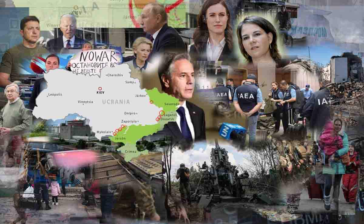 Mapas de los ataques militares en Ucrania a 8 de septiembre de 2022 / Imágenes: EA - EP