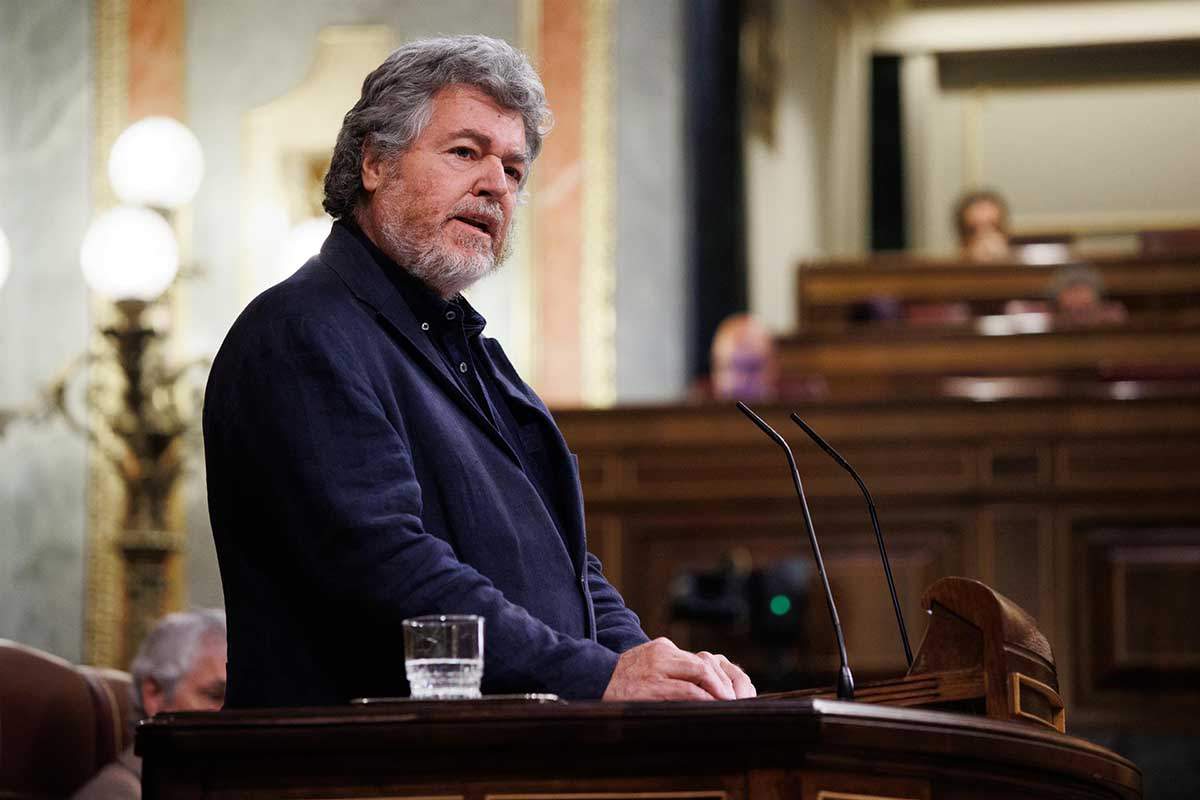 El diputado de Unidas Podemos por Álava y coordinador de Alianza Verde, Juantxo López de Uralde / Foto: EP