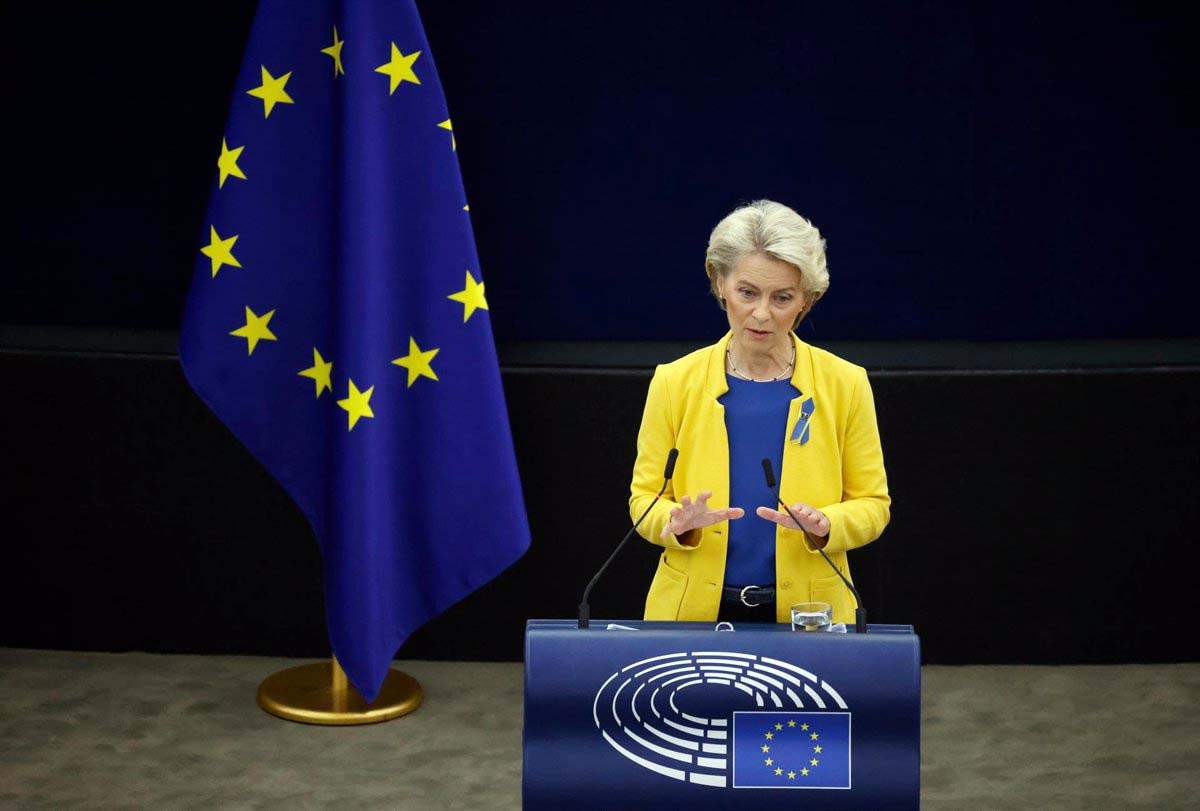 La presidenta de la Comisión Europea, Ursula von der Leyen a 14 de septiembre de 2022 en Estrasburgo, Francia / Foto: EP