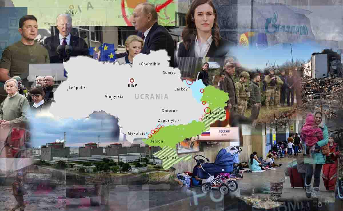 Mapas de los ataques militares en Ucrania a 19 de septiembre de 2022 / Imágenes: EA - EP