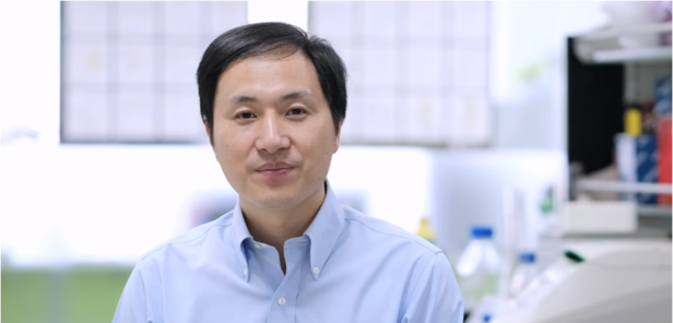 Jiankui He, en una imagen tomada del vídeo donde anunció su experimento / Foto: Jiankui He
