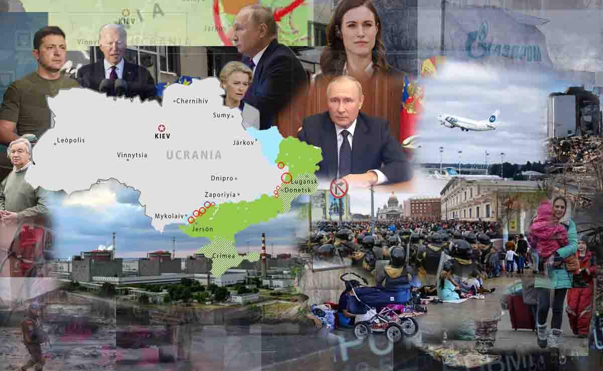Mapas de los ataques militares en Ucrania a 21 de septiembre de 2022 / Imágenes: EA - EP