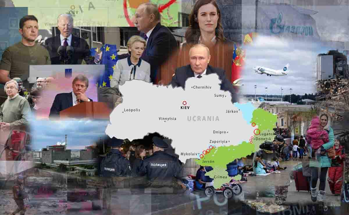Mapas de los ataques militares en Ucrania a 22 de septiembre de 2022 / Imágenes: EA - EP