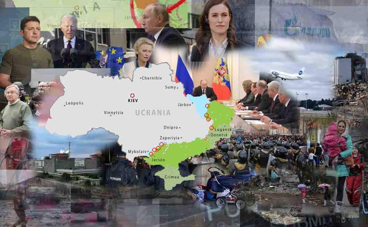 Mapas de los ataques militares en Ucrania a 23 de septiembre de 2022 / Imágenes: EA - EP