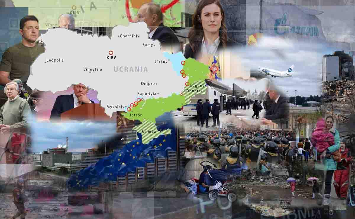 Mapas de los ataques militares en Ucrania a 27 de septiembre de 2022 / Imágenes: EA - EP