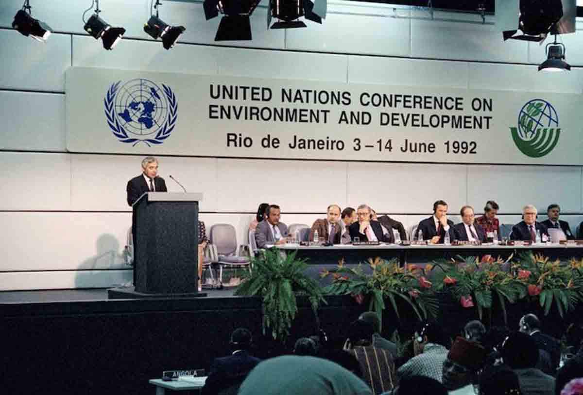 Conferencia de la ONU -Cumbre de Río o de la Tierra (1992)- cambio climático / Foto: UN Photo