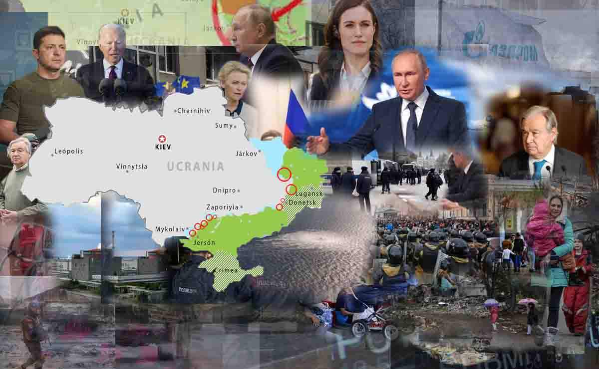 Mapas de los ataques militares en Ucrania a 29 de septiembre de 2022 / Imágenes: EA - EP