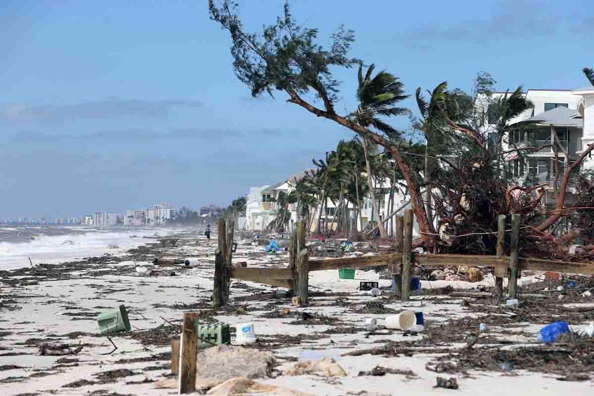 Vista general de los destrozos causados por el huracán 'Ian' / Foto: EP