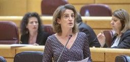 La titular para la Transición Ecológica, compareciendo en el Senado / Foto: Europa Press