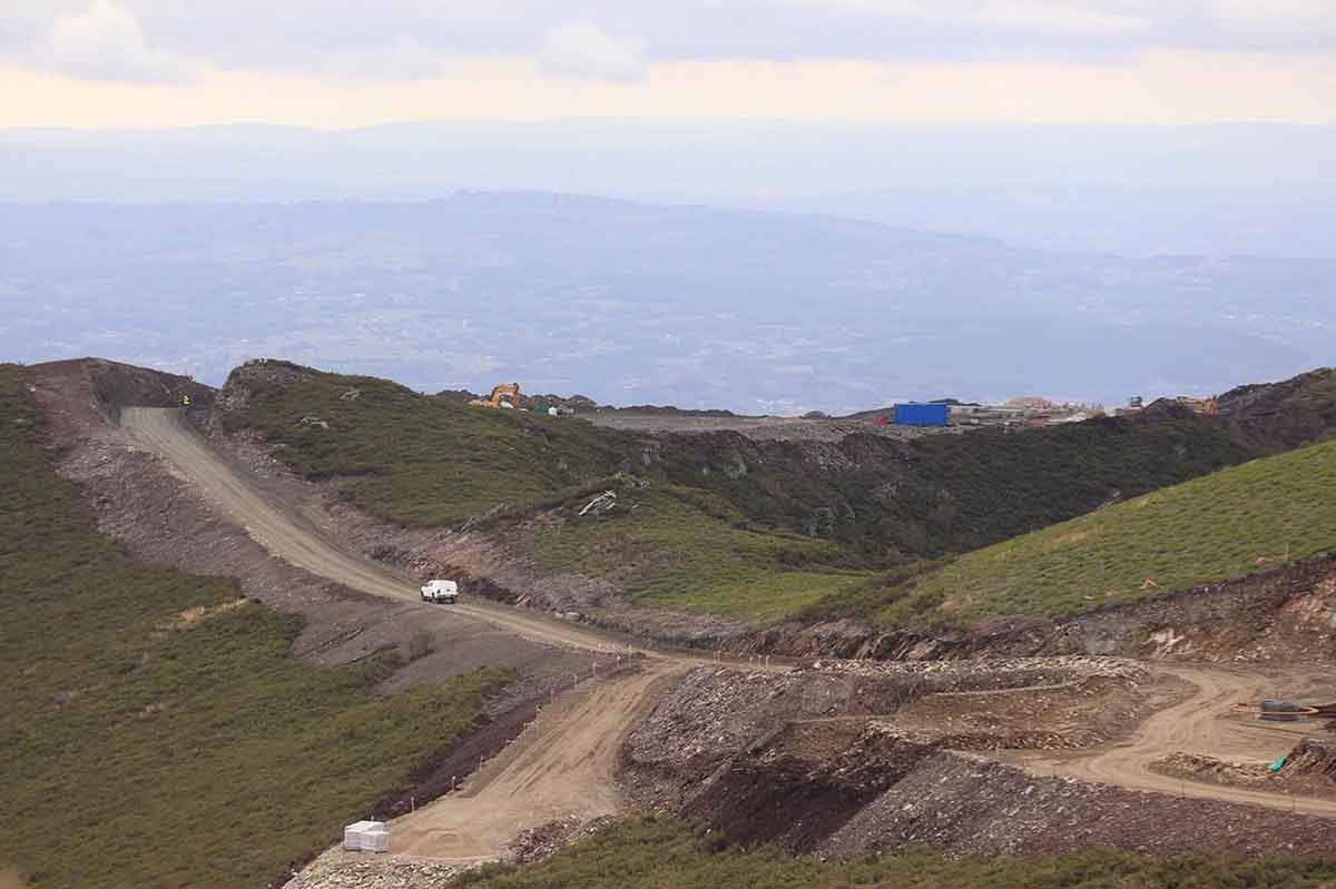 Las obras para modificar el parque eólico de Serra do Oribio se iniciaron "sin contar con todas las autorizaciones requeridas" / Foto: Plataforma Salvemos o Oribio