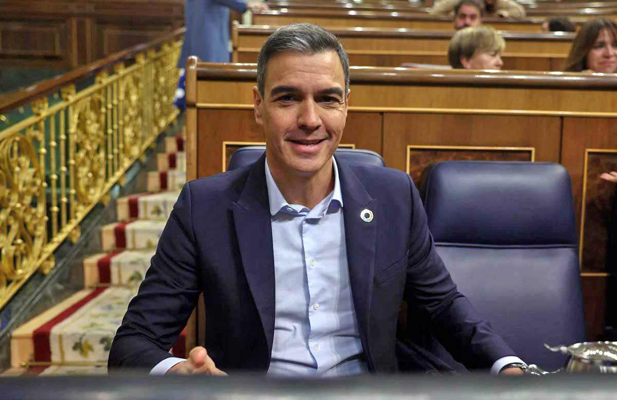 El presidente del Gobierno, Pedro Sánchez, durante una sesión plenaria en el Congreso de los Diputados, a 13 de octubre de 2022 / Foto: EP