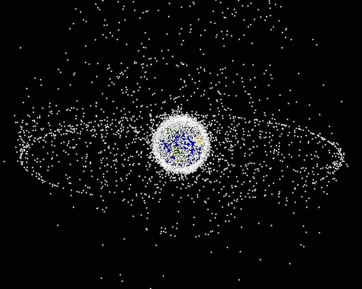 La basura espacial es un riesgo agravado por el cambio climático / Foto: NASA