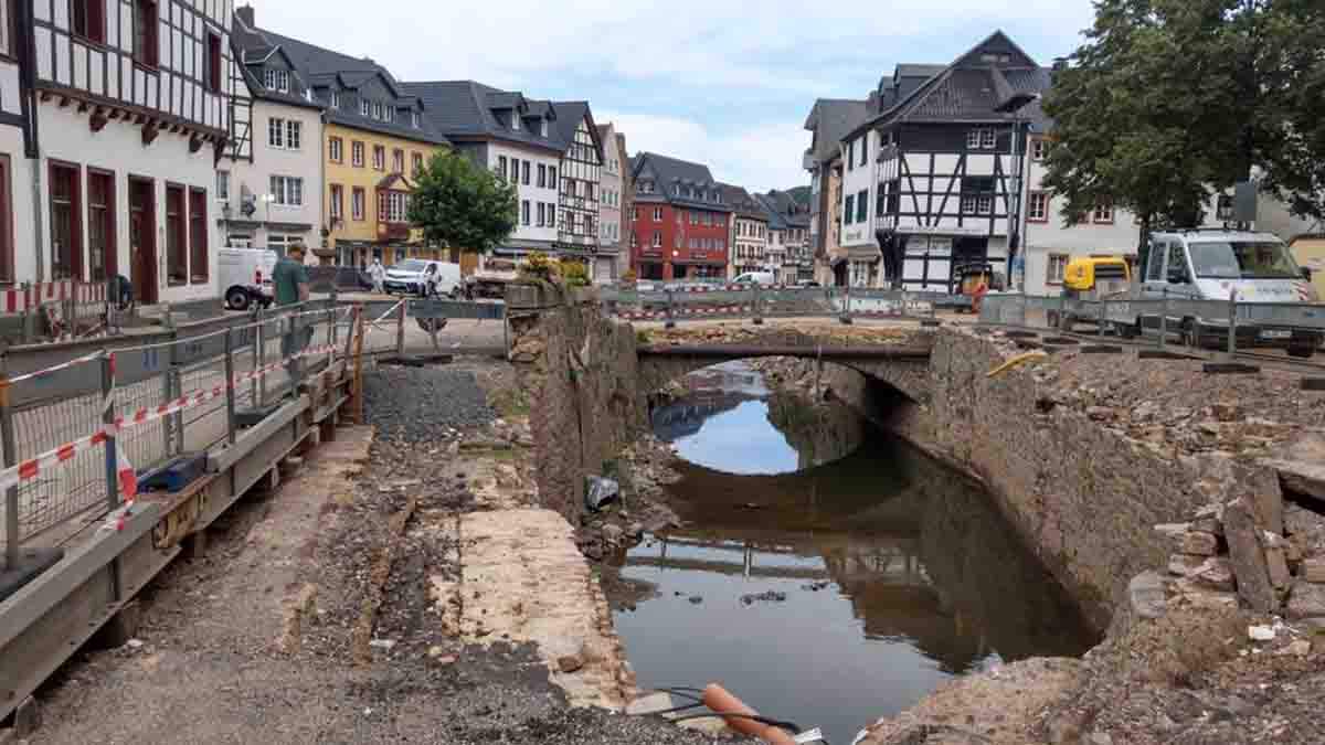 La región del valle de Ahr en Alemania fue devastada por graves inundaciones en 2021. Sensores sísmicos alertan de riadas / Foto: Michael Dietze