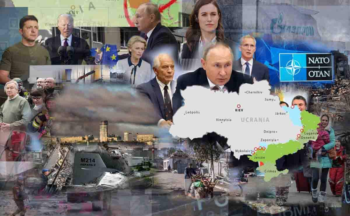 Mapas de los ataques militares en Ucrania a 19 de octubre de 2022 / Imágenes: EA - EP