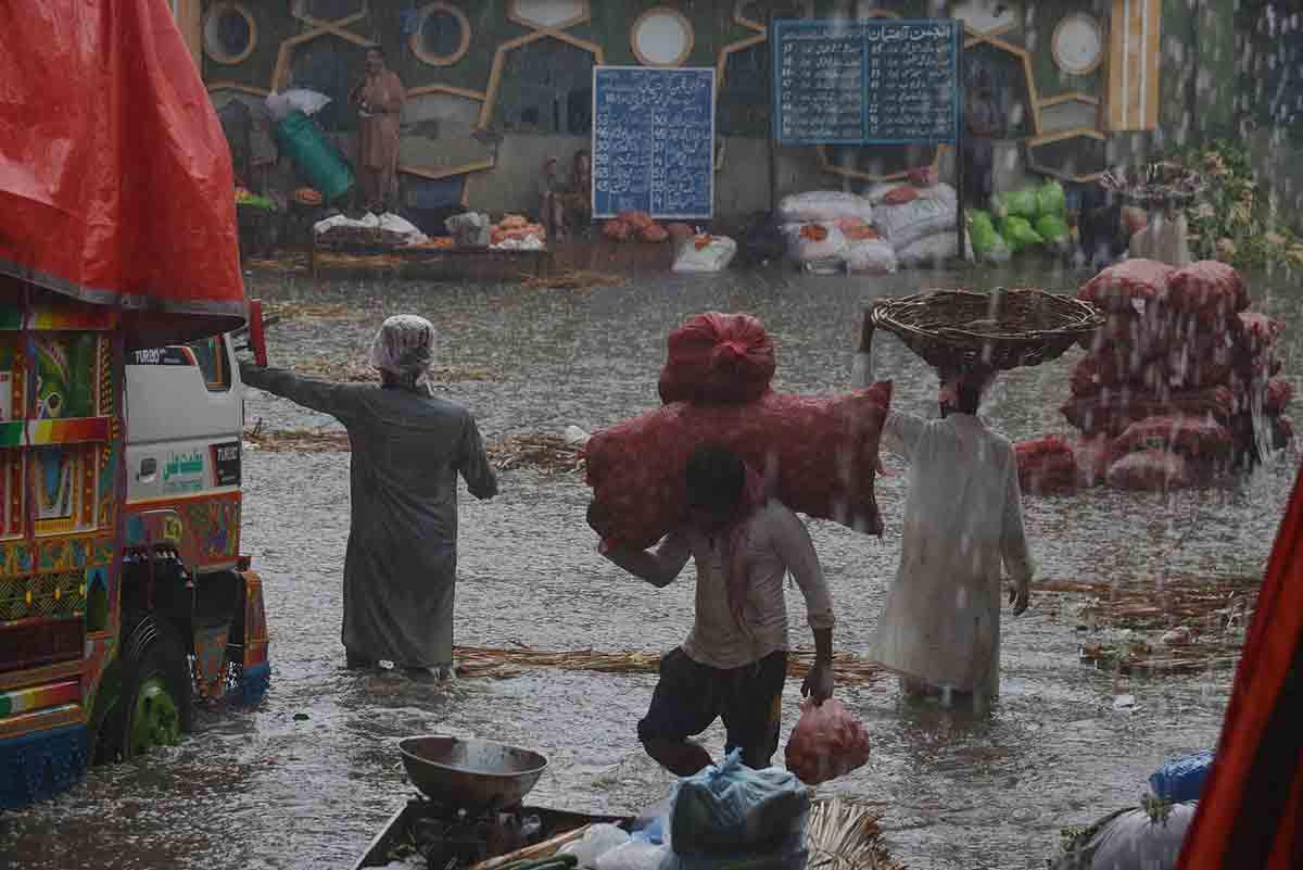 189 millones de personas sufren cada años los efectos de fenómenos climáticos extremos. Inundaciones en Pakistán / Foto: Rana Sajid Hussain