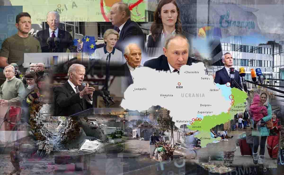 Mapas de los ataques militares en Ucrania a 25 de octubre de 2022 / Imágenes: EA - EP