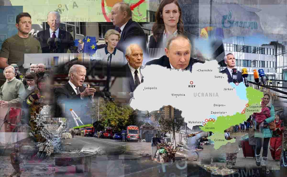 Mapas de los ataques militares en Ucrania a 27 de octubre de 2022 / Imágenes: EA - EP
